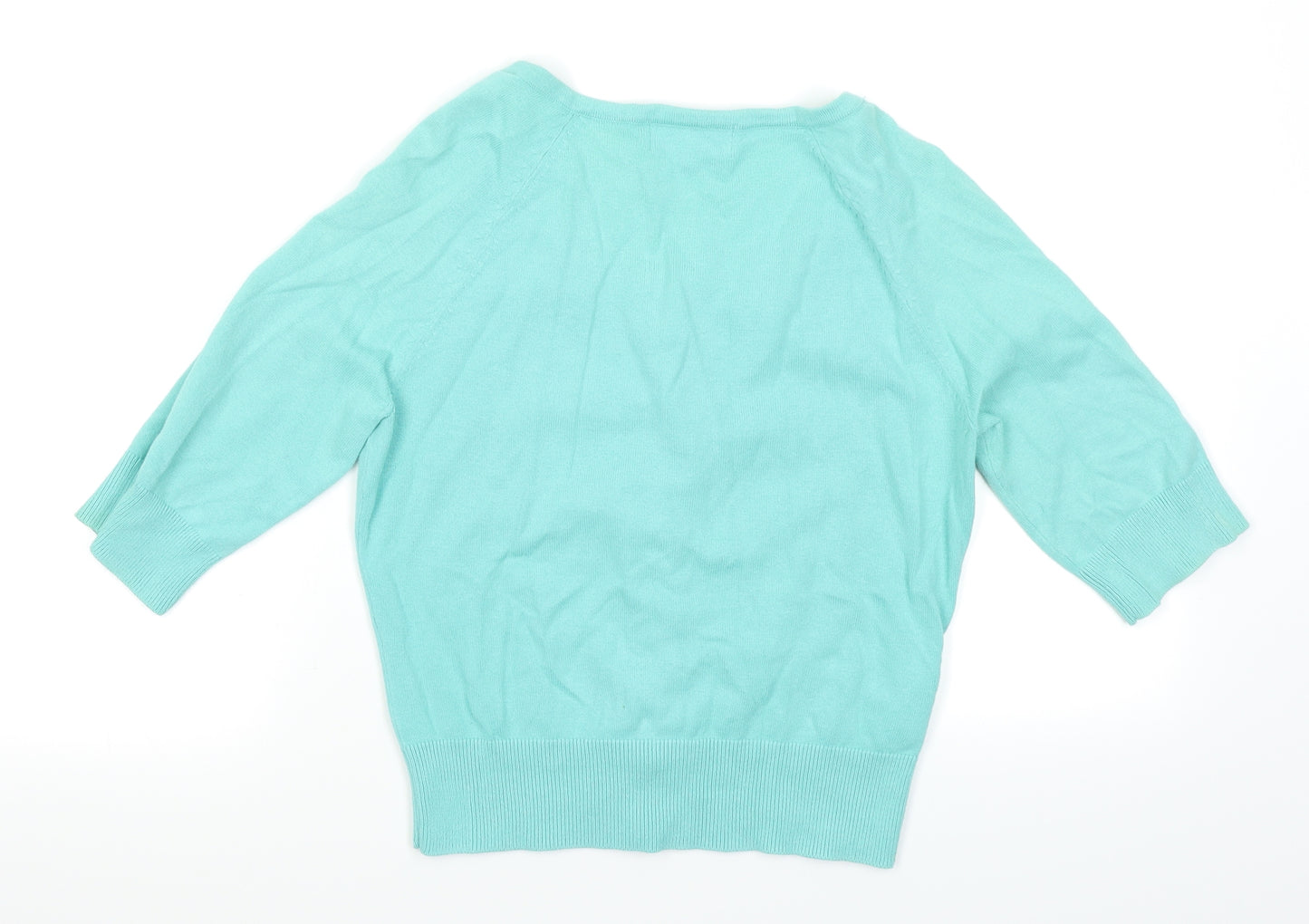 Be Beau Womens Blue   Cardigan Jumper Size 10