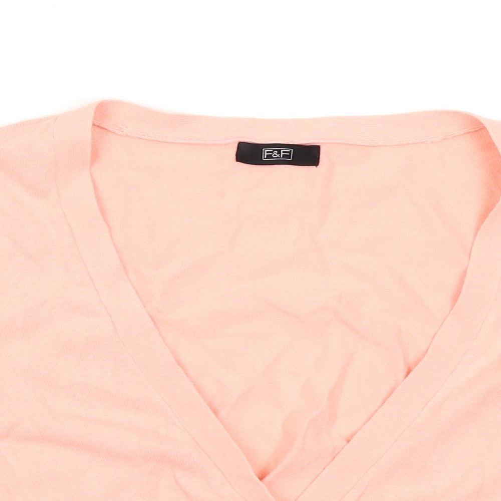 F&F Womens Pink   Cardigan Jumper Size 14
