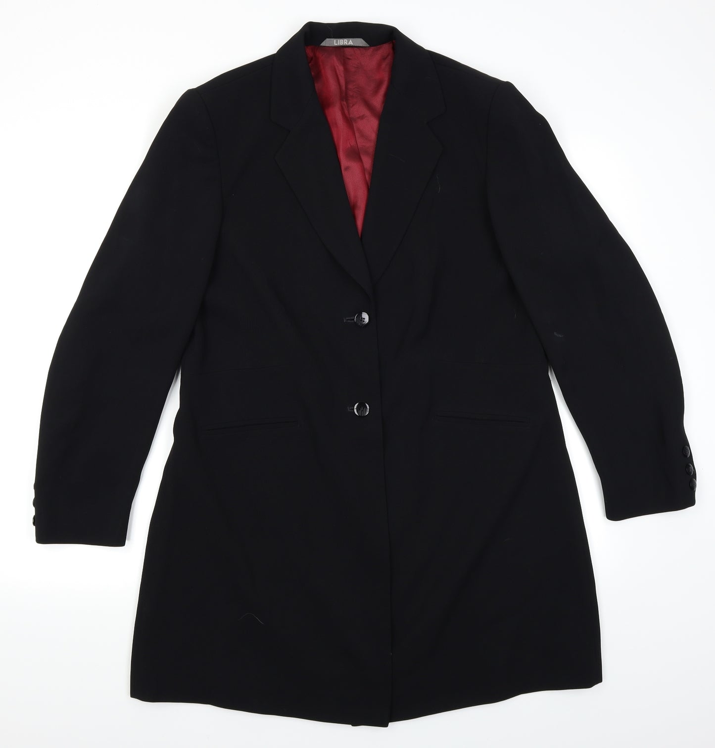 Libra Womens Black   Jacket Blazer Size 16