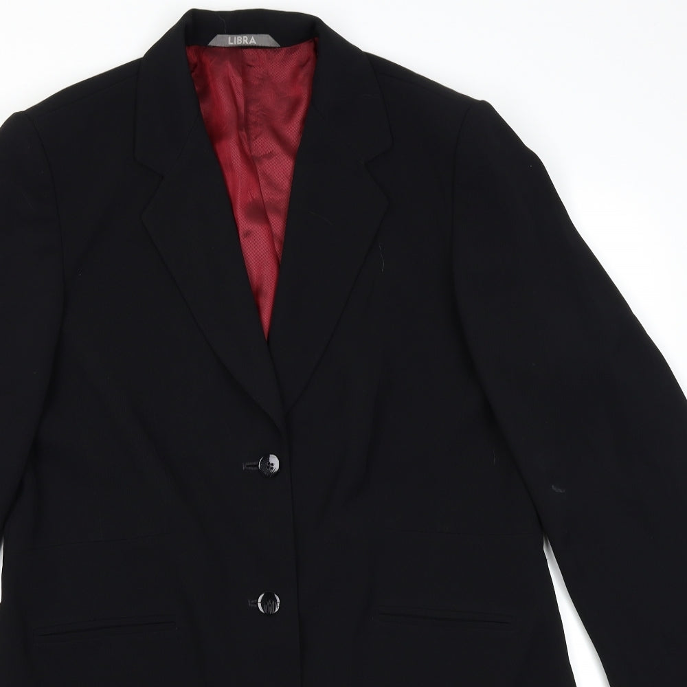Libra Womens Black   Jacket Blazer Size 16