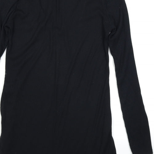 Boohoo Womens Black   Basic T-Shirt Size 10