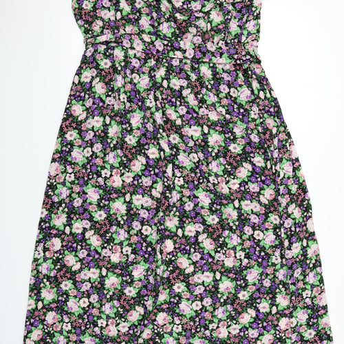 New Look Womens Black Floral  Maxi  Size 22
