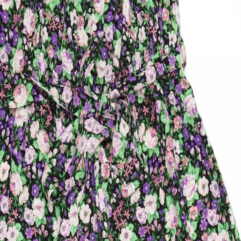 New Look Womens Black Floral  Maxi  Size 22