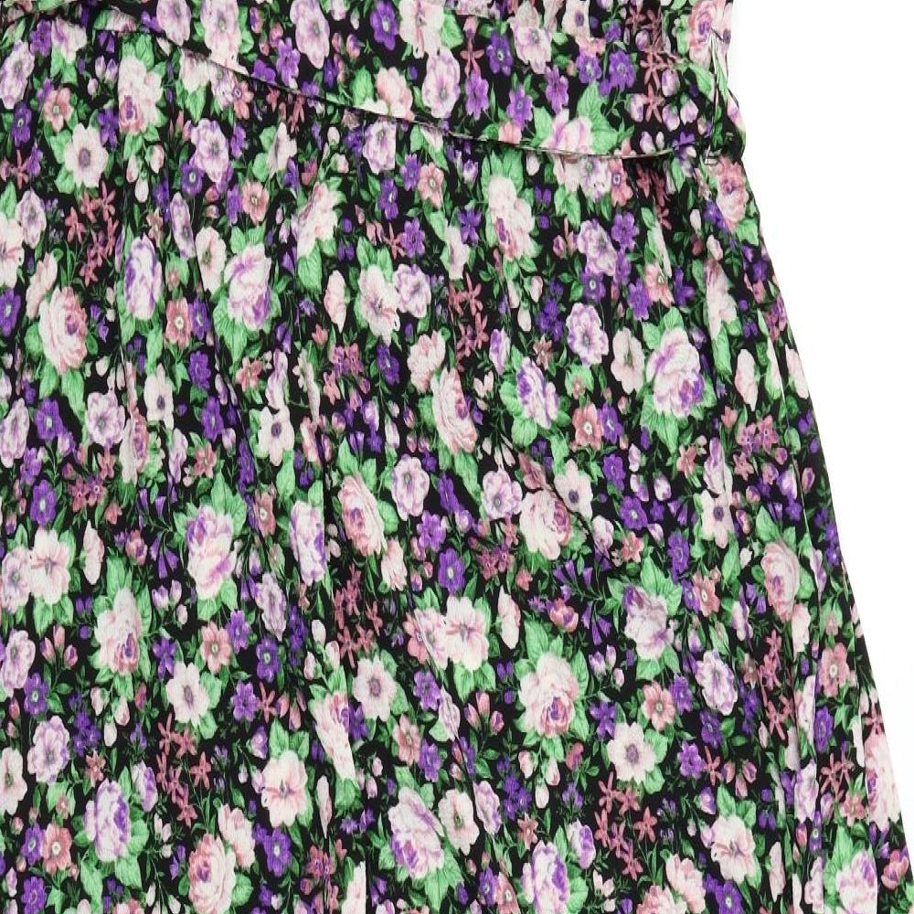 New Look Womens Black Floral  Maxi  Size 22