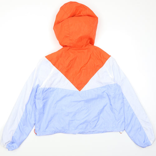 Divided Womens Blue   Rain Coat Jacket Size 14