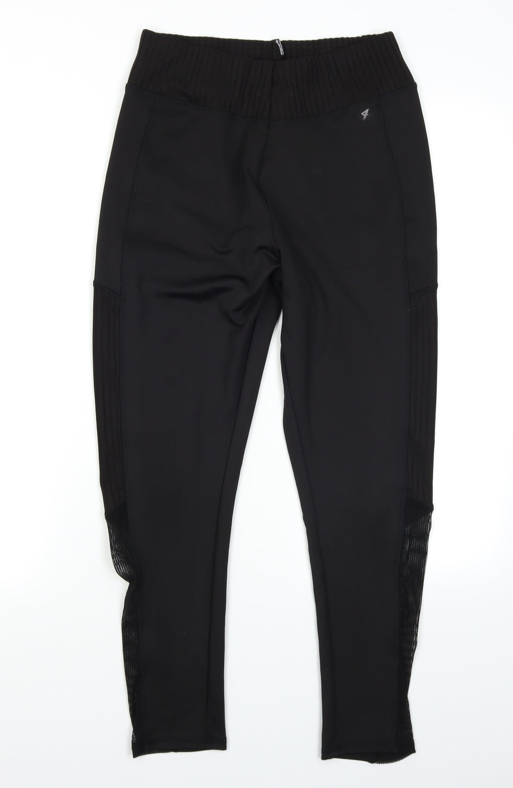 Workout Womens Black   Compression Leggings Size L L23 in