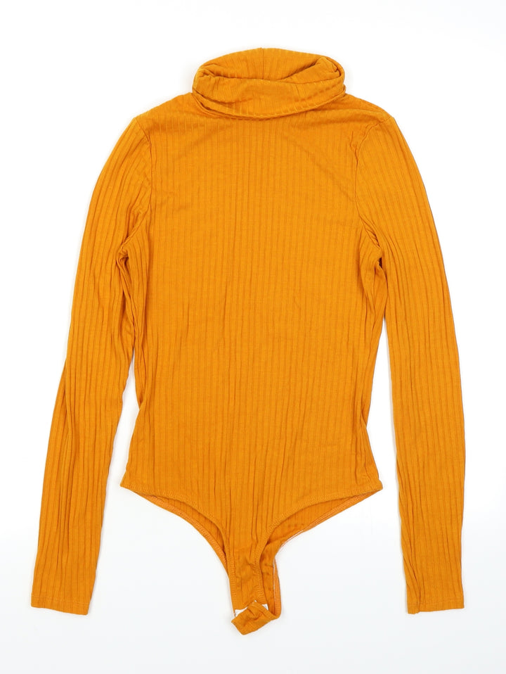 Primark Womens Yellow Bodysuit One-Piece Size XS