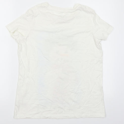 NEXT Mens White    T-Shirt Size M  - Snowman