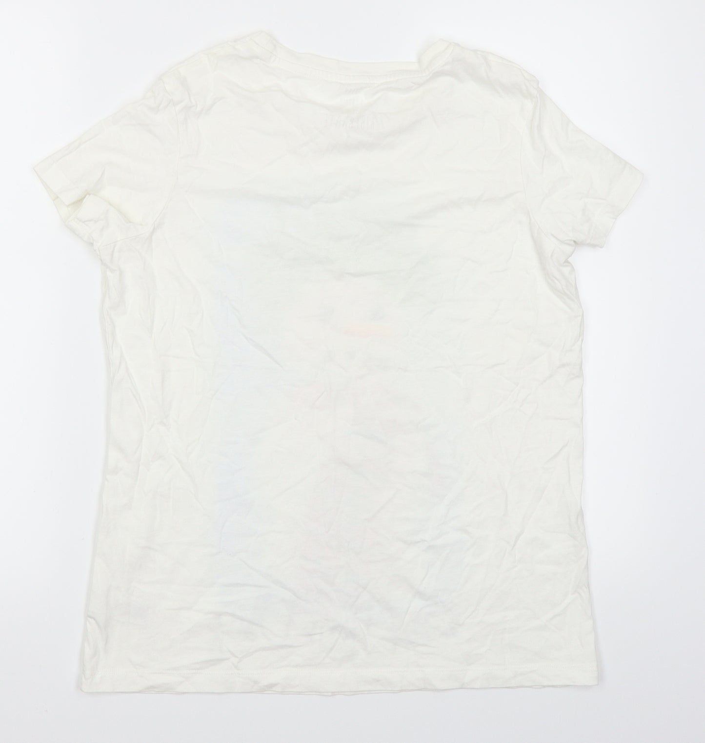 NEXT Mens White    T-Shirt Size M  - Snowman