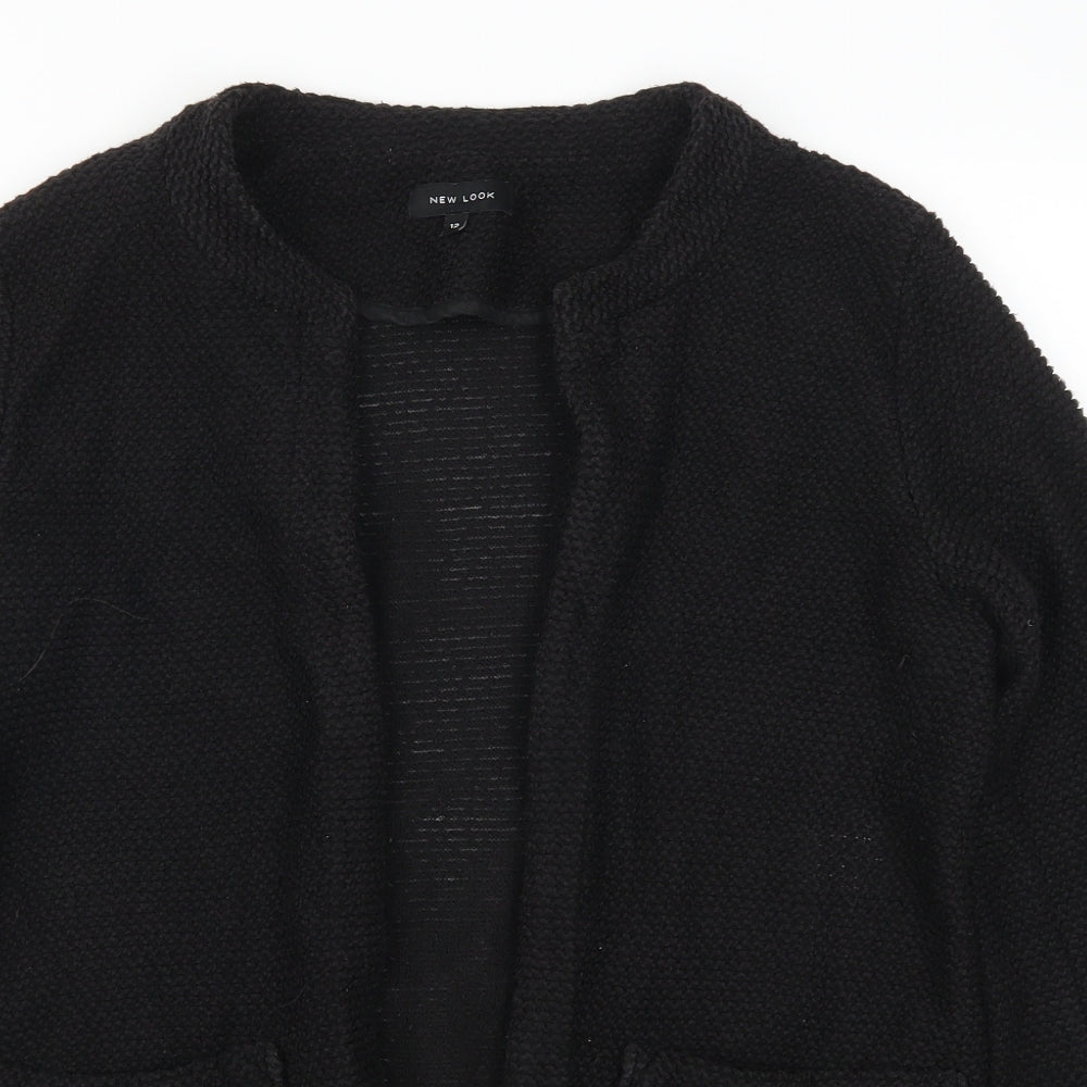 New Look Womens Black   Cardigan Jumper Size 12