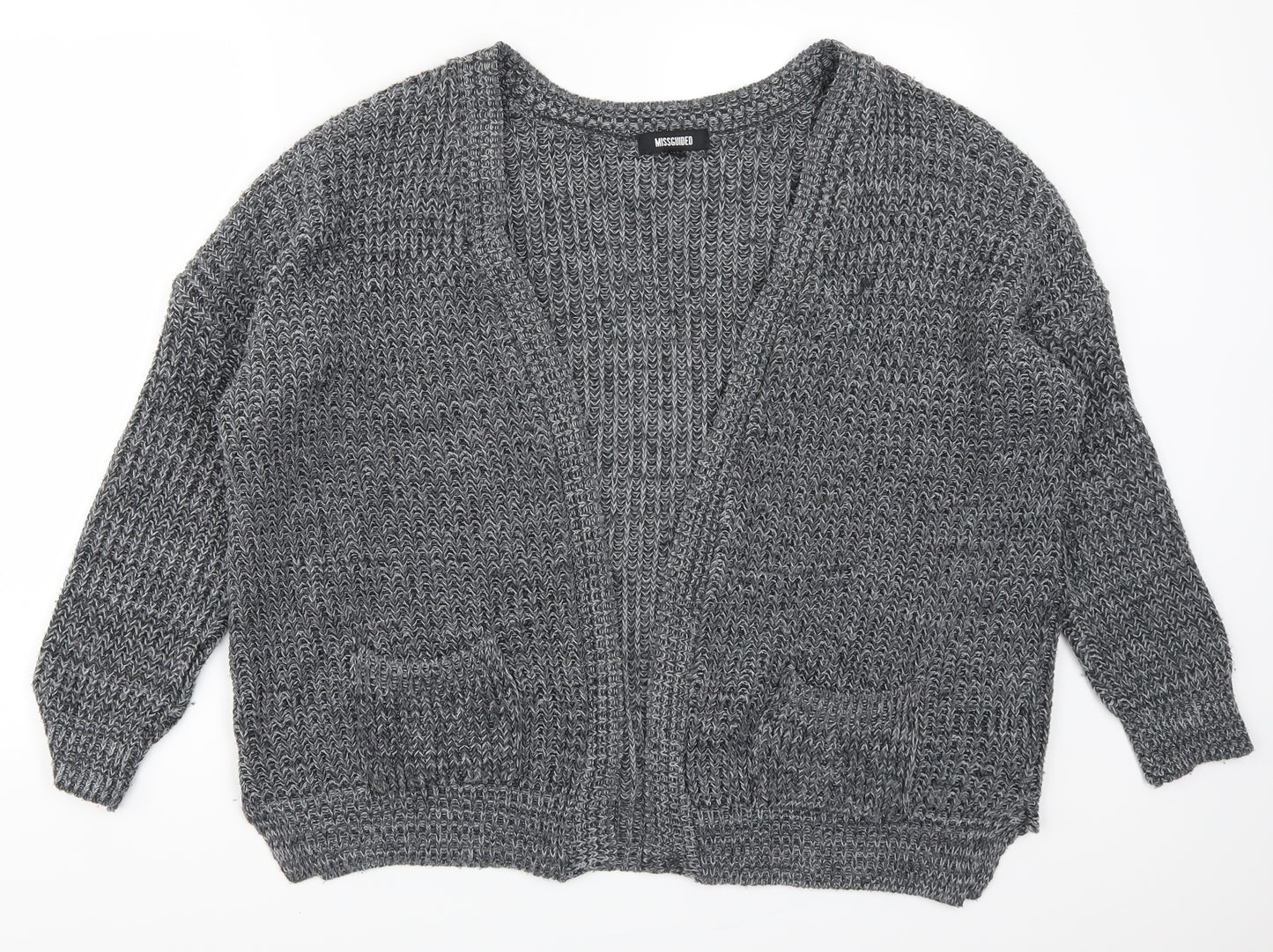 Missguided Womens Black   Cardigan Jumper Size M