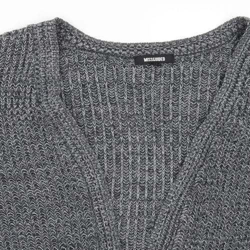 Missguided Womens Black   Cardigan Jumper Size M