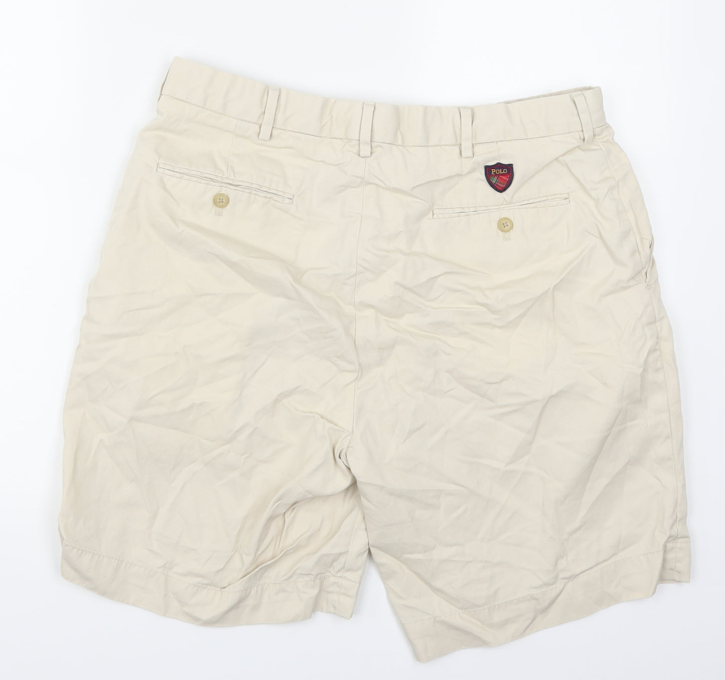 Ralph Lauren Mens Beige   Chino Shorts Size 34