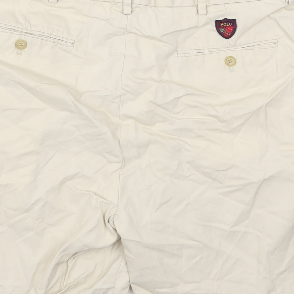 Ralph Lauren Mens Beige   Chino Shorts Size 34