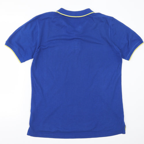 Brave Soul Mens Blue    Polo Size L