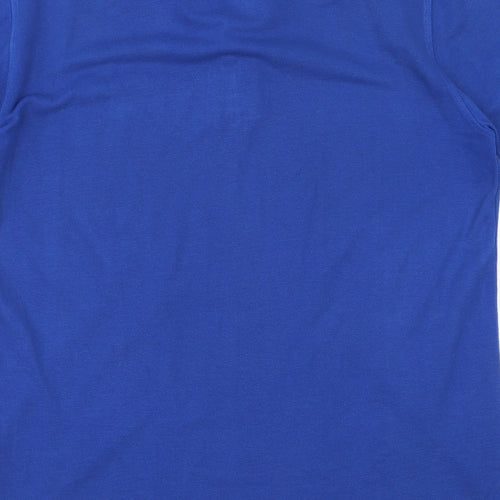 Brave Soul Mens Blue    Polo Size L
