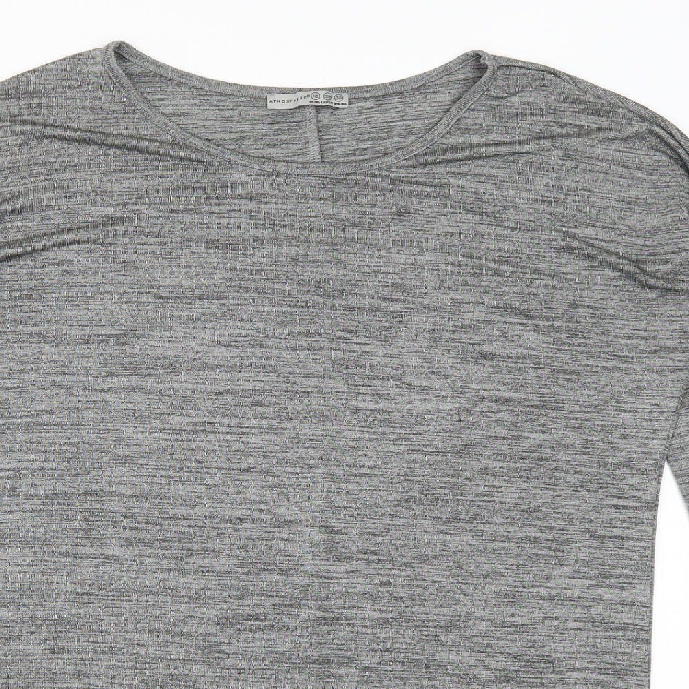 Atmosphere Womens Grey   Basic T-Shirt Size 10