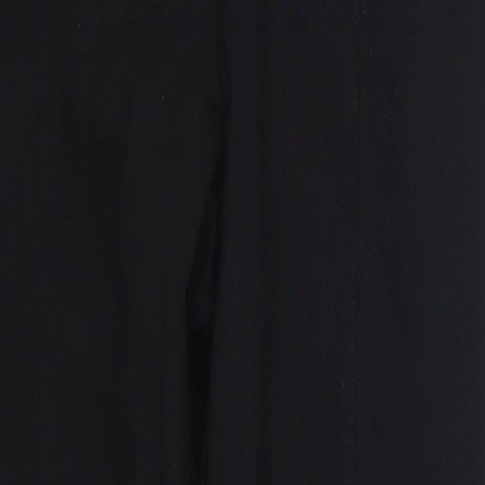 F&F Womens Black   Trousers  Size 10 L25 in