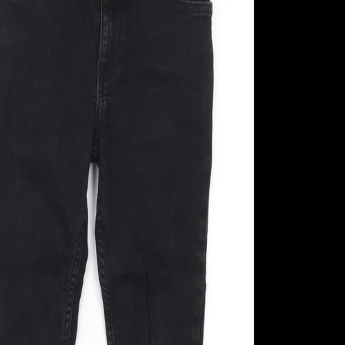 River Island Girls Black  Denim Skinny Jeans Size 7 Years