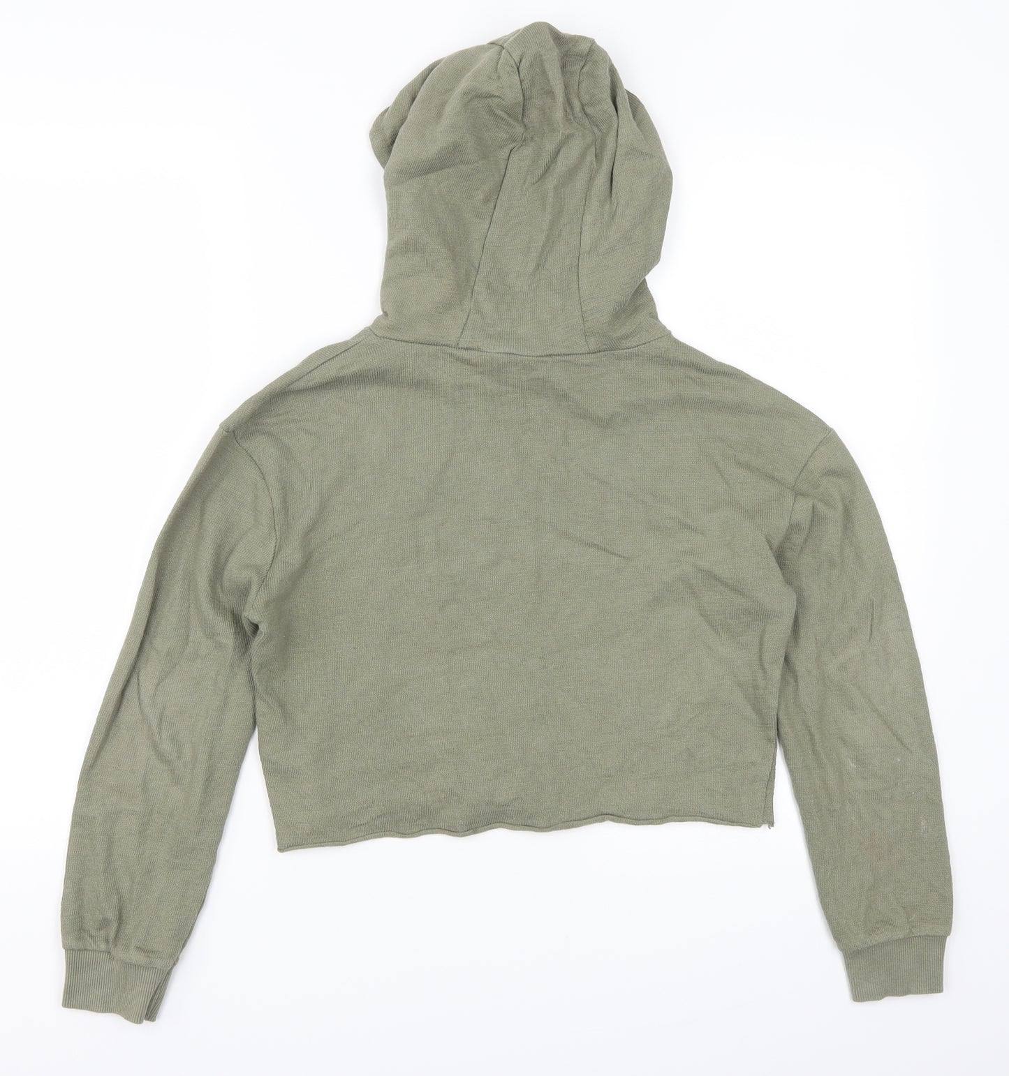 Evie Girls Green   Pullover Hoodie Size 9-10 Years  - Girld Can Do Anything