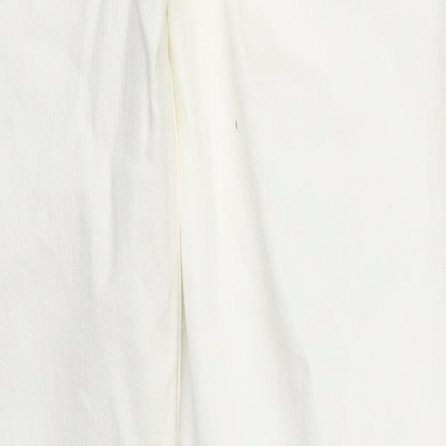Preworn Womens White  Denim Skinny Jeans Size 27 in L28 in