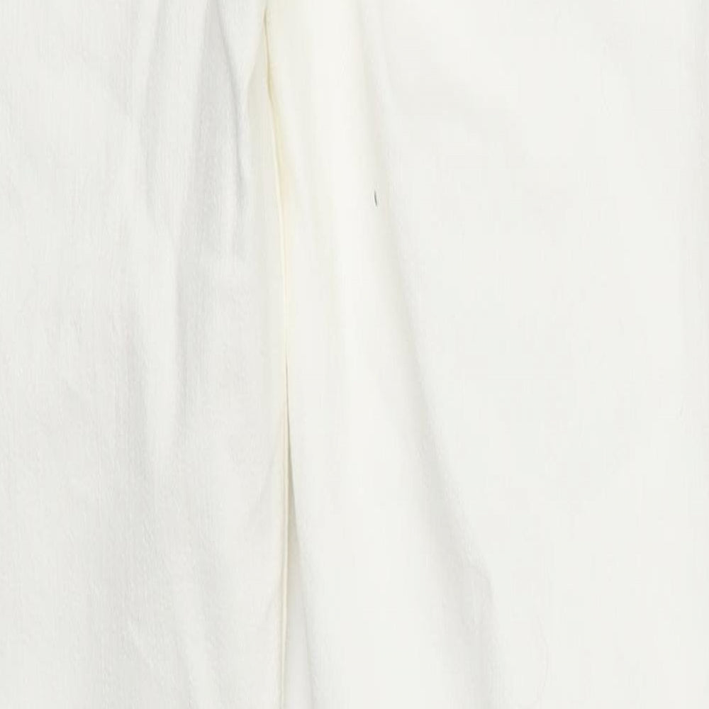Preworn Womens White  Denim Skinny Jeans Size 27 in L28 in