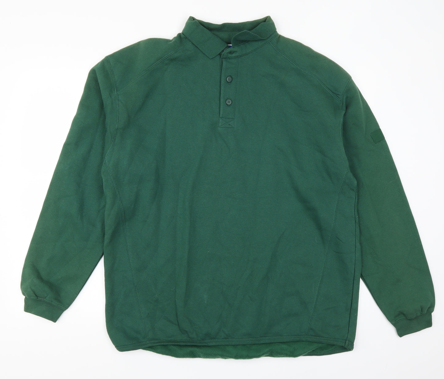 Russell Mens Green   Pullover Sweatshirt Size L