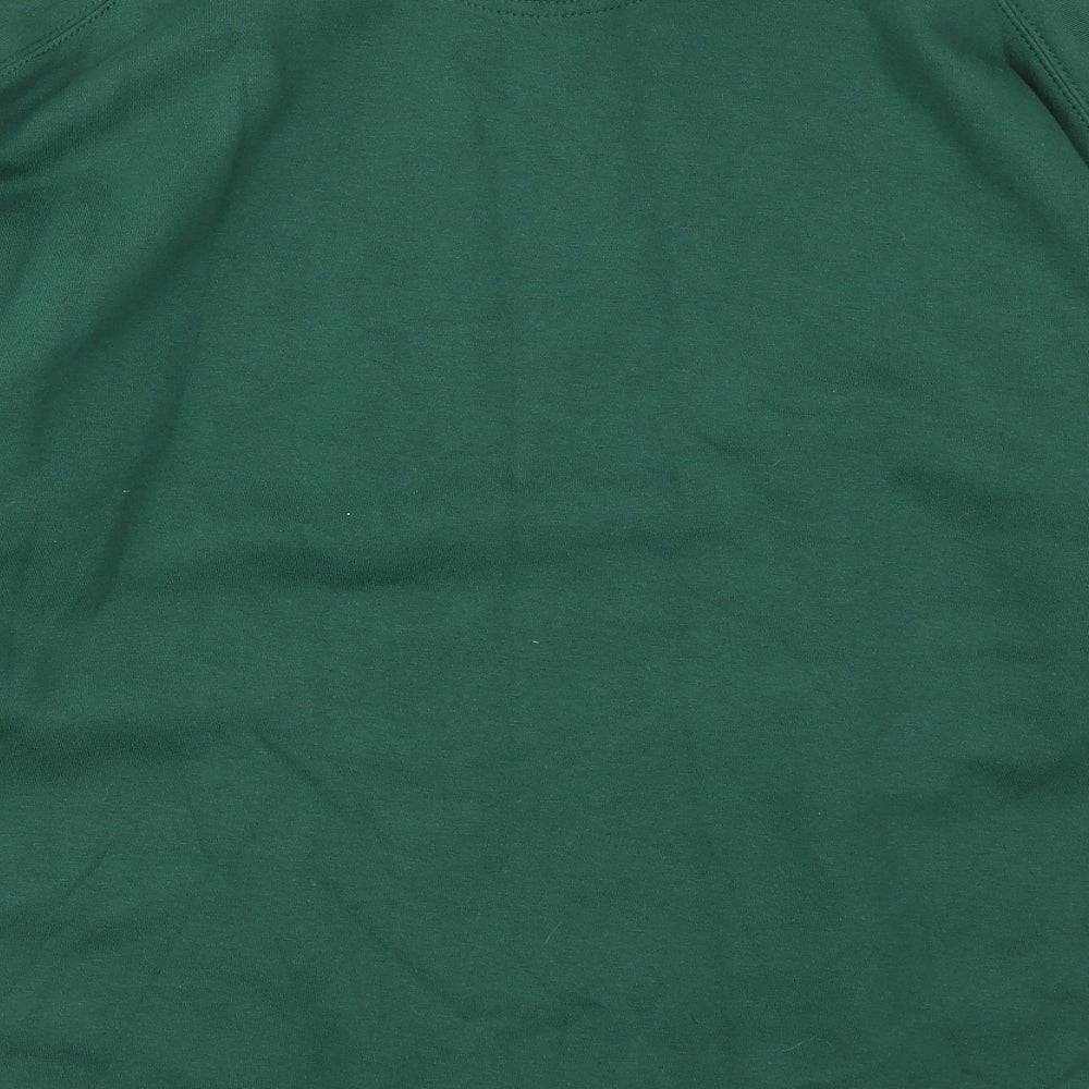 Russell Mens Green   Pullover Sweatshirt Size L