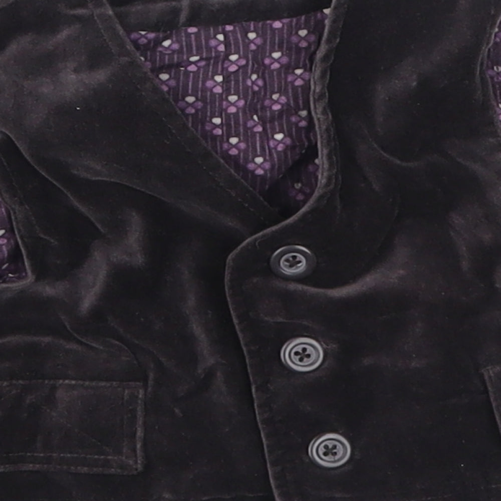 Monsoon Girls Purple   Jacket Waistcoat Size 6-9 Months
