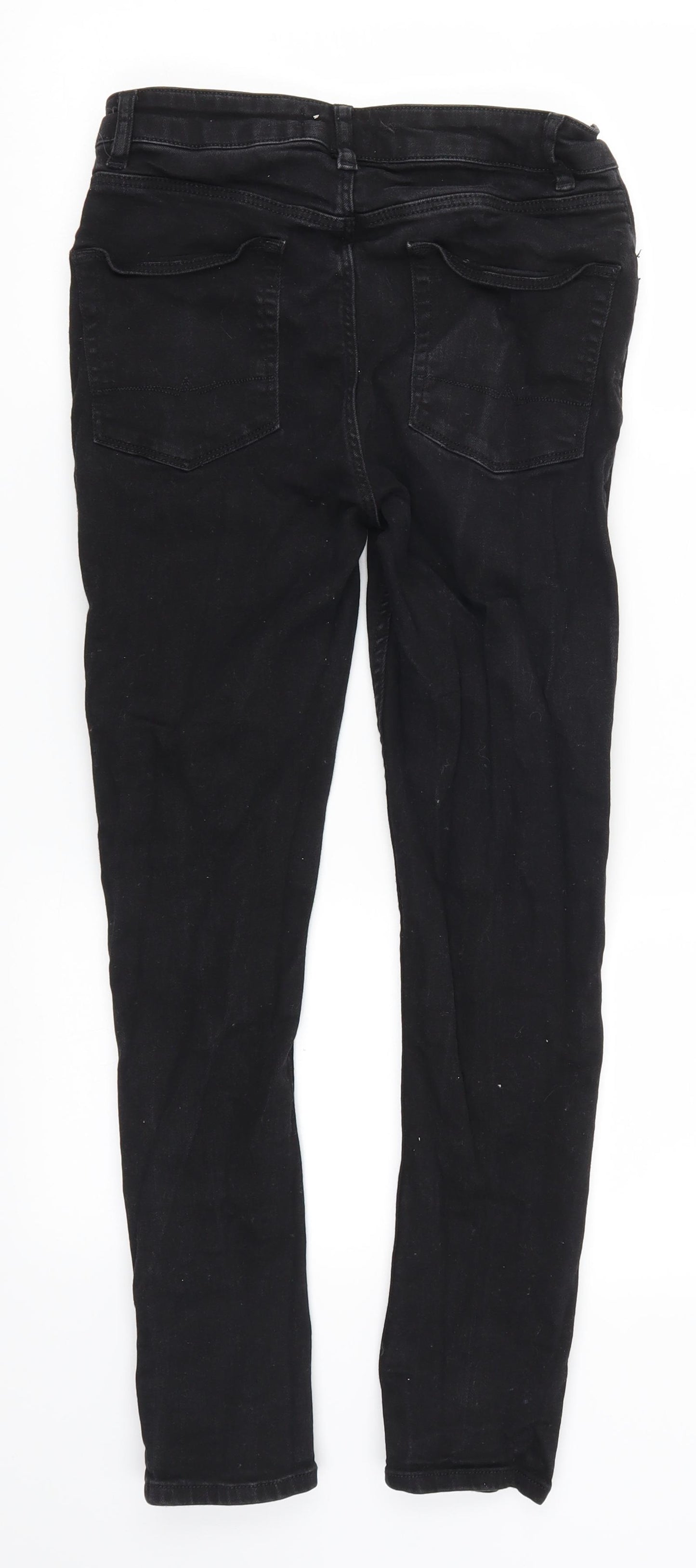 ASOS Mens Black  Denim Skinny Jeans Size 30 L26 in