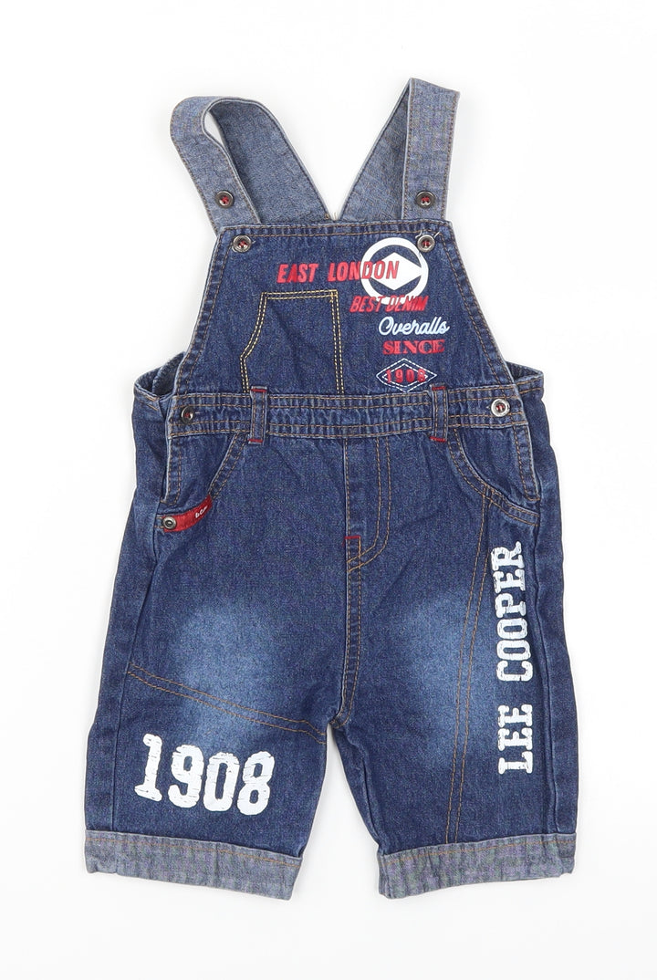 Lee Cooper Baby Blue Denim Dungaree One-Piece Size 18 Months - Lee Cooper