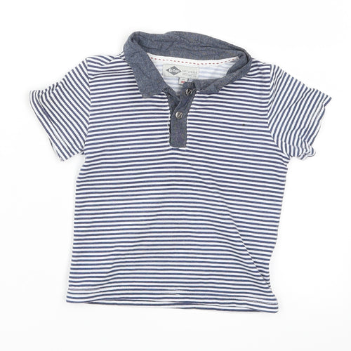 Lee Cooper Boys Blue Striped  Basic Polo Size 12-18 Months