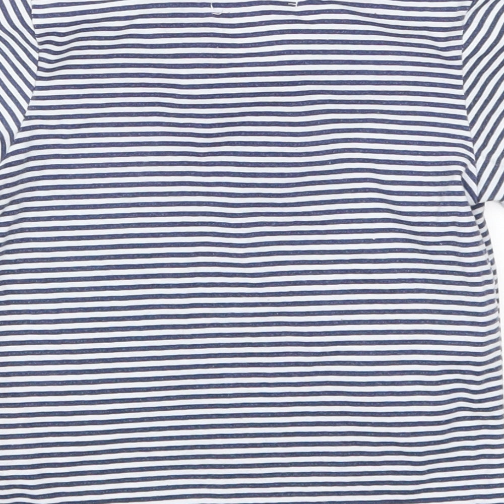 Lee Cooper Boys Blue Striped  Basic Polo Size 12-18 Months