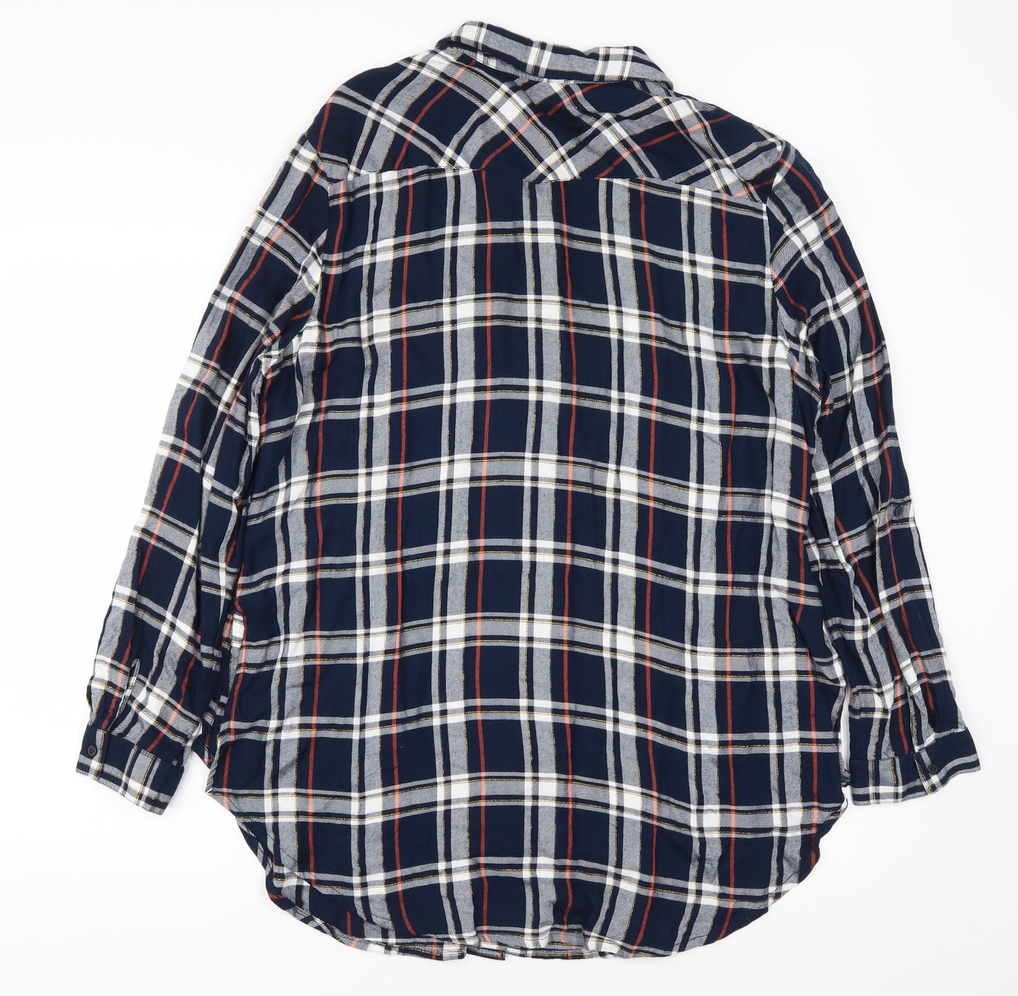 George Womens Blue   Basic Button-Up Size 18