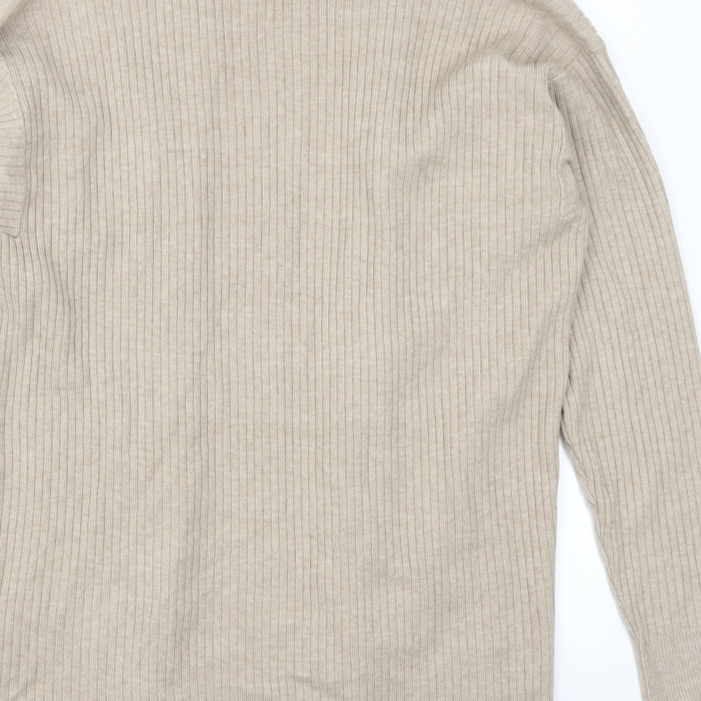 Marks and Spencer Womens Beige   Cardigan Jumper Size 16
