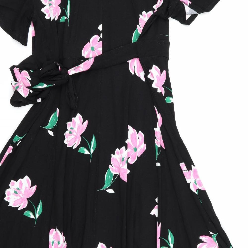Yours Womens Black   T-Shirt Dress  Size 20