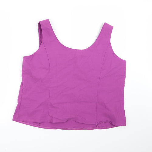 essence Womens Purple   Basic Tank Size 26