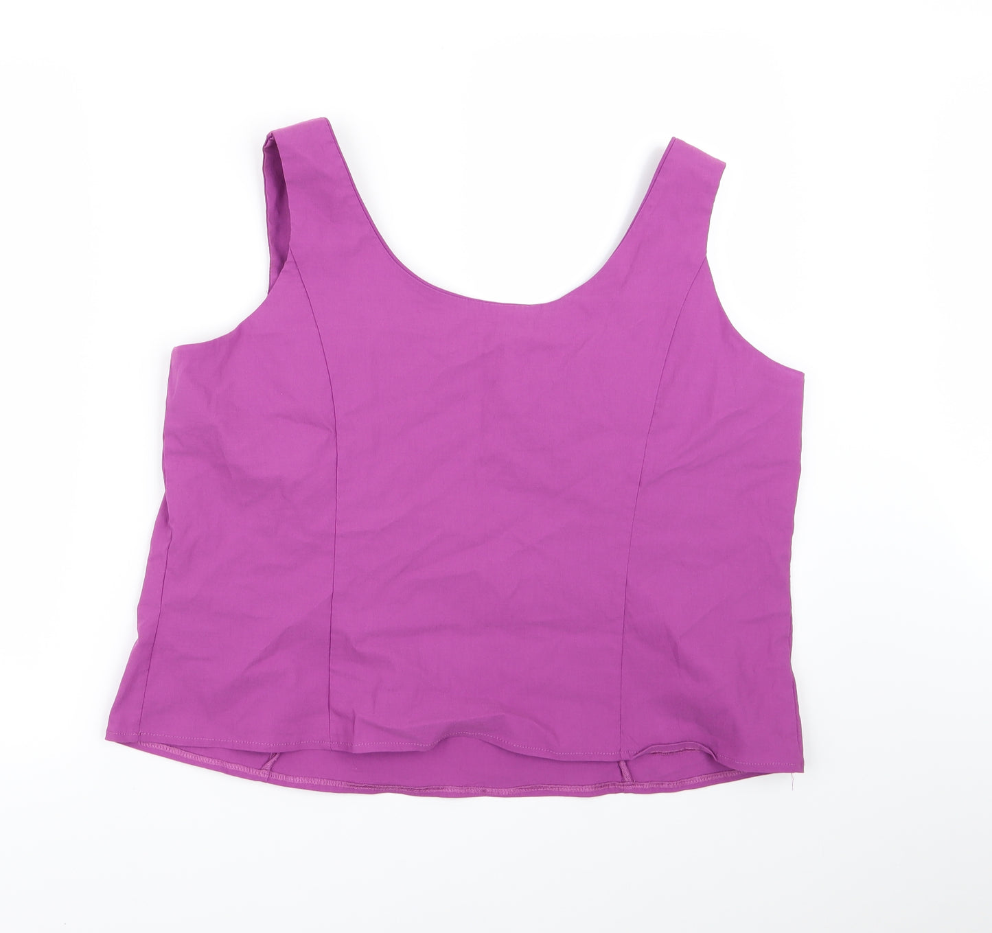 essence Womens Purple   Basic Tank Size 26