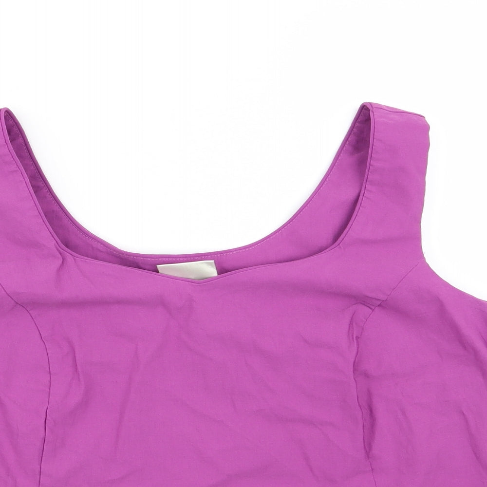 essence Womens Purple   Basic Tank Size 26