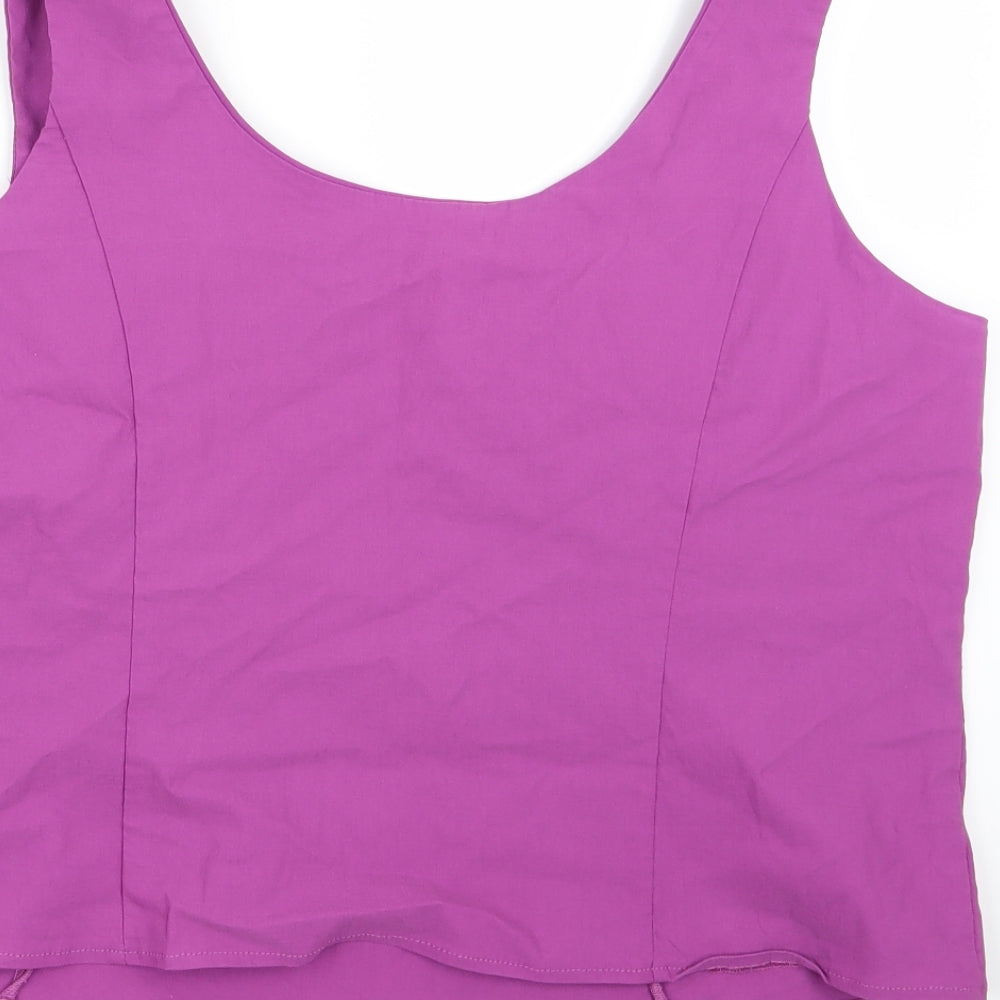 essence Womens Purple   Basic Tank Size 26