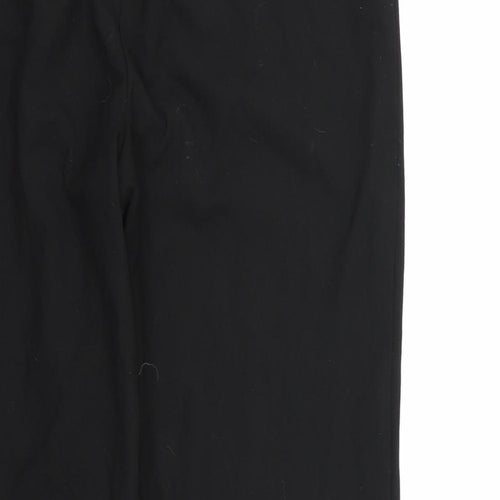 Magi Womens Black  Rayon Dress Pants Trousers Size 12 L25 in
