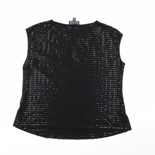 Saloos Womens Black   Basic Blouse Size 16