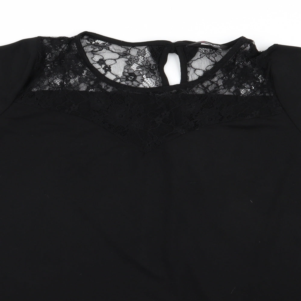 Yours Womens Black   Basic Blouse Size 22