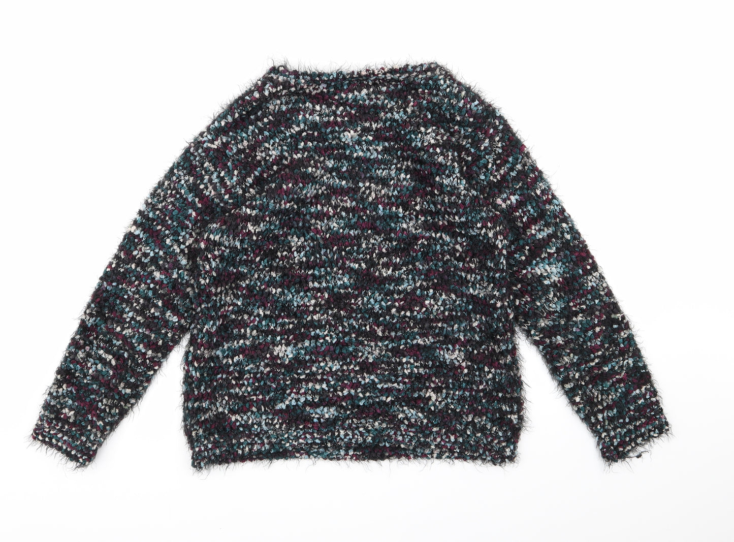 Select Womens Black  Knit Pullover Jumper Size 12