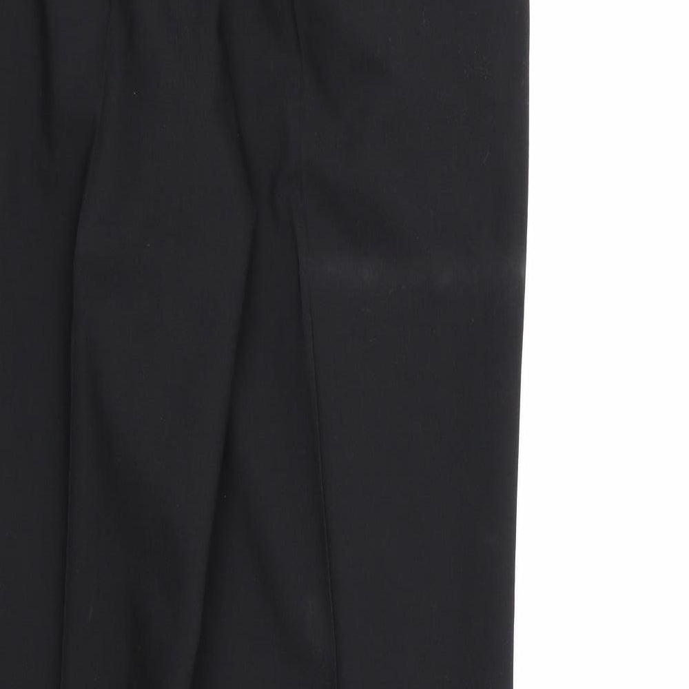Marks and Spencer Mens Black  Rayon Dress Pants Trousers  L31 in