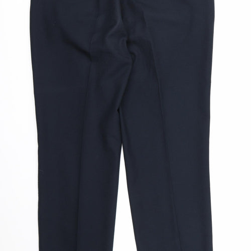 Farah Mens Blue  Rayon Dress Pants Trousers  L30 in