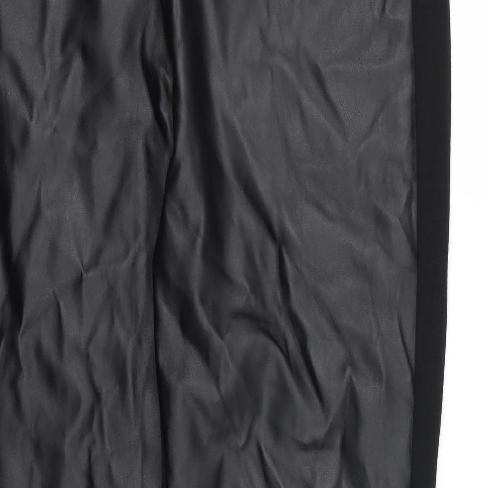 ESMARA Womens Black   Pedal Pusher Leggings Size 18 L26 in