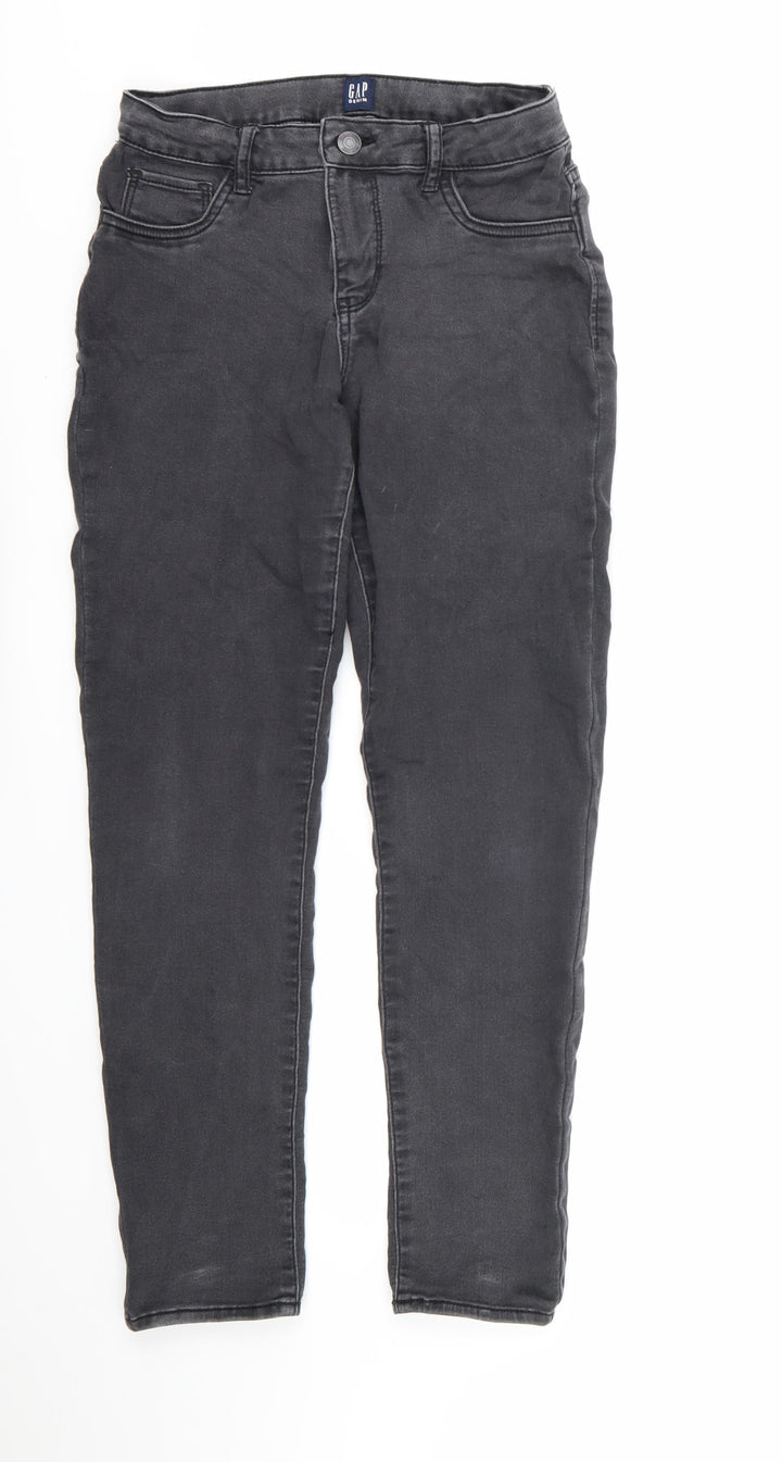 Gap Womens Grey Denim Skinny Jeans Size 14 L25 in