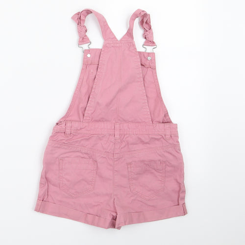TU Girls Pink   Dungaree One-Piece Size 7 Years