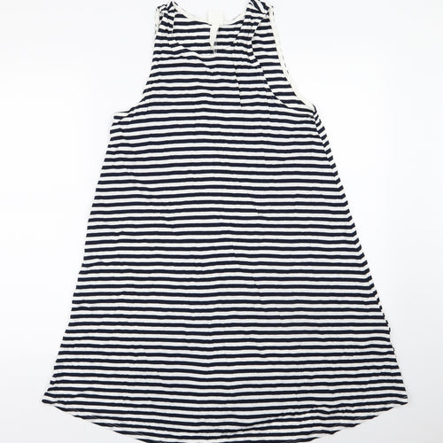 H&M Womens White Striped  A-Line  Size S